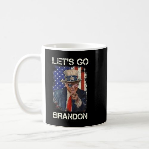 Lets Go Brandon Conservative Us Flag Trump Back A Coffee Mug