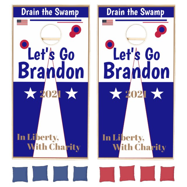 Let's Go Brandon! Cornhole Set (Set)