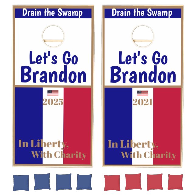 Let's Go Brandon! Cornhole Set (Set)