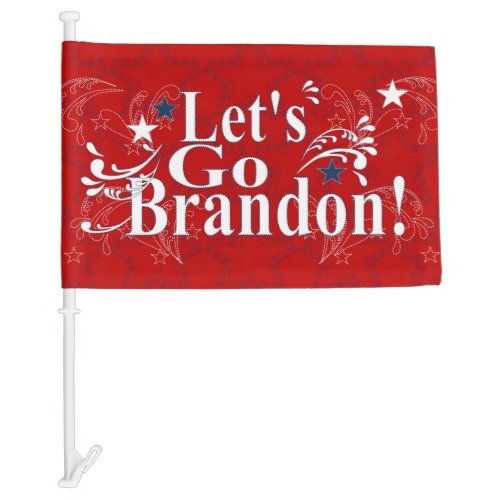 Lets Go Brandon Custom Car Flag