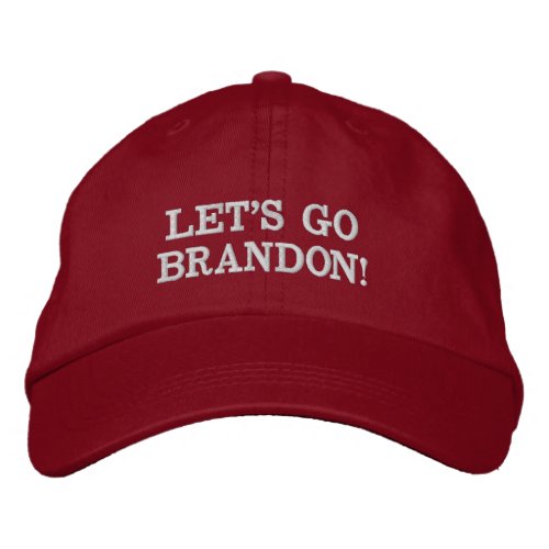 Lets Go Brandon Embroidered Baseball Cap