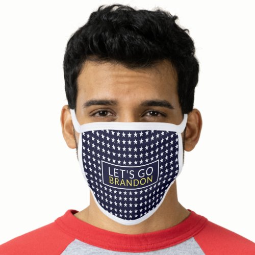 Lets go Brandon Face Mask