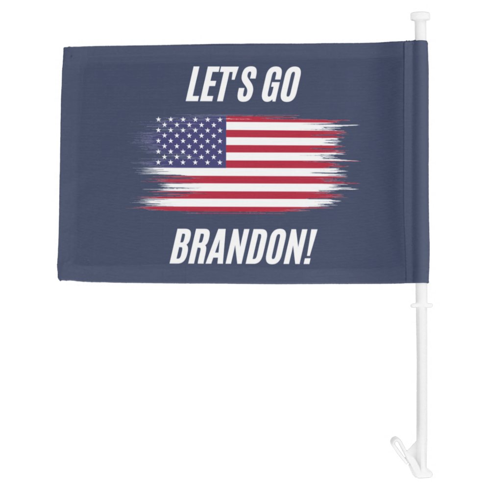 Disover Lets Go Brandon! FJB! Car Flag