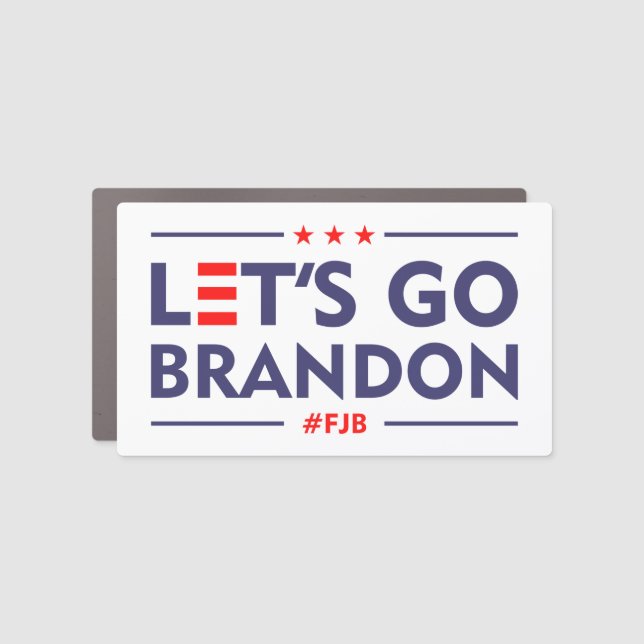 Let's Go Brandon FJB Car Magnet (Front)