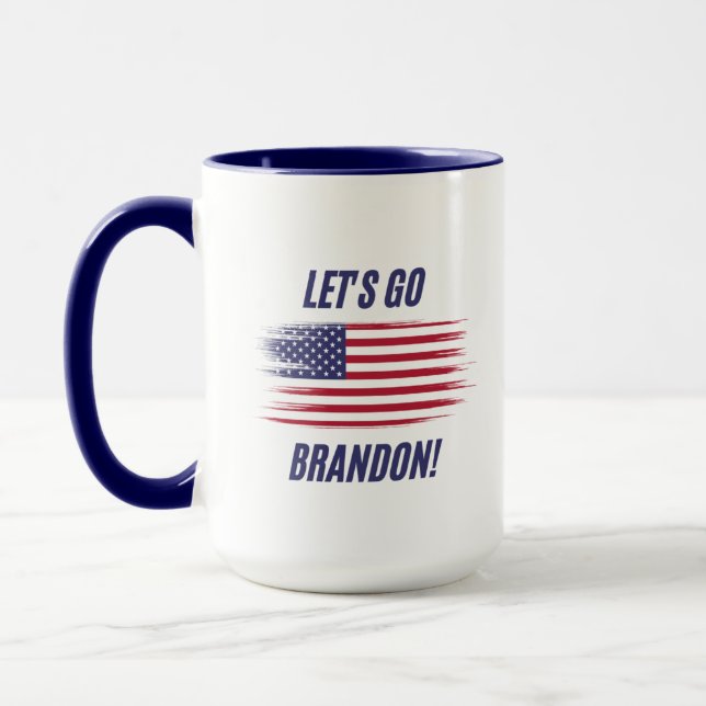 Lets Go Brandon! FJB! Coffee Mug (Left)