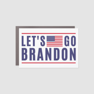 Let's Go Brandon, FJB, Defund the Media, Biden Car Magnet
