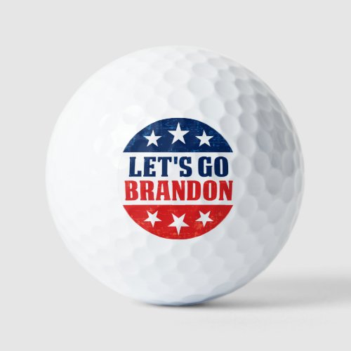 Lets Go Brandon fjb funny anti joe Biden 2024 Golf Balls