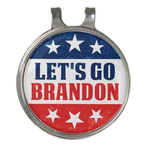 Lets Go Brandon fjb funny anti joe Biden Golf Hat Clip