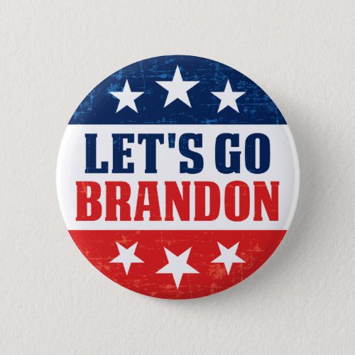 Lets Go Brandon fjb funny anti joe Biden vintage Button