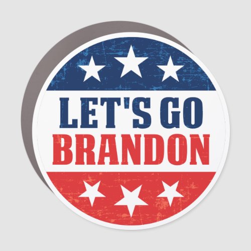 Lets Go Brandon fjb funny anti joe Biden vintage  Car Magnet
