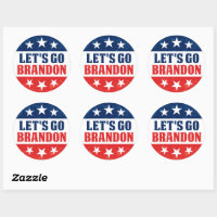 Let's Go Brandon Sticker 7 x 3 Lot of 20 LGB Biden - Design