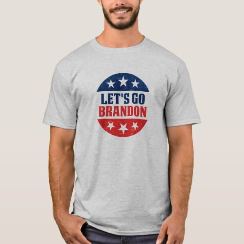 Lets Go Brandon fjb funny anti joe Biden vintage T_Shirt