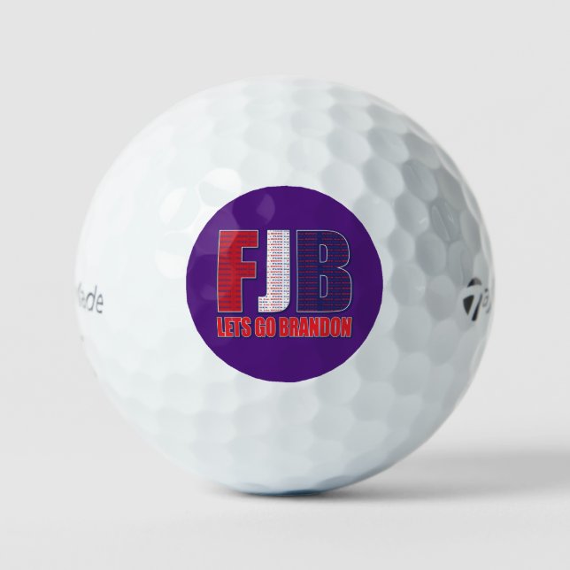 Lets Go Brandon - FJB Golf Balls (Front)