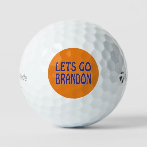 Lets Go Brandon _ FJB Golf Balls