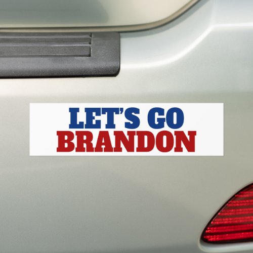 Lets Go Brandon FJB Trump 2024 bumper sticker