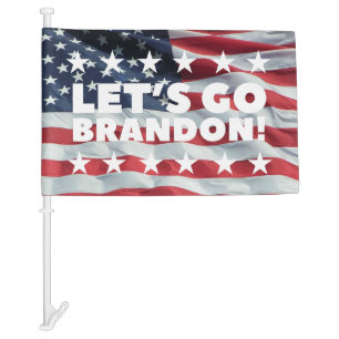 LET'S GO BRANDON! [Font 1] Car Flag