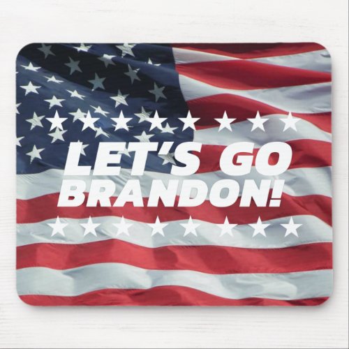 LET'S GO BRANDON! [Font 5] Mouse Pad