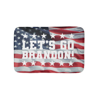 LET'S GO BRANDON! [Font 6] Bath Mats