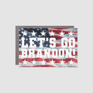 LET'S GO BRANDON! [Font 6] Car Magnet
