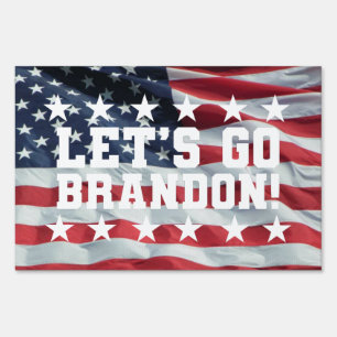 LET'S GO BRANDON! [Font 6] Lawn, Yard Sign