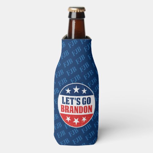 Lets Go Brandon funny anti Biden Pro trump 2024 Bottle Cooler