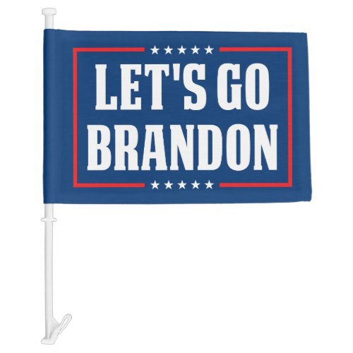Lets Go Brandon funny anti Biden Pro trump 2024 Car Flag