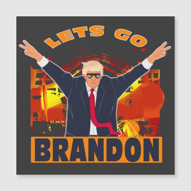 Let's Go Brandon Funny Anti Biden Trump Political  (Front)