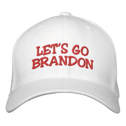Lets go Brandon funny anti joe Biden pro trump  Em Embroidered Baseball Cap