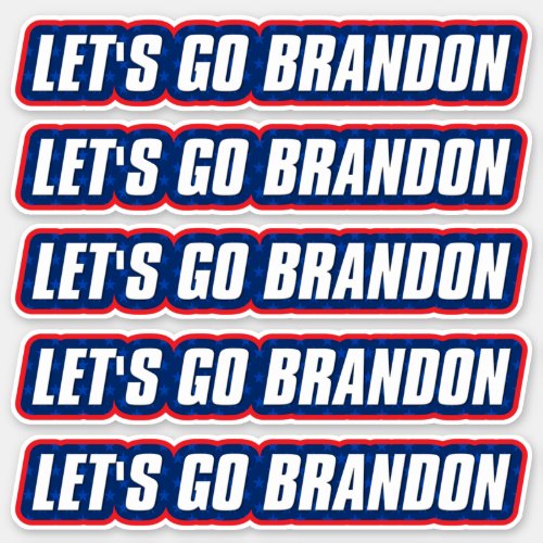 Lets Go Brandon funny anti joe Biden Pro trump Sticker