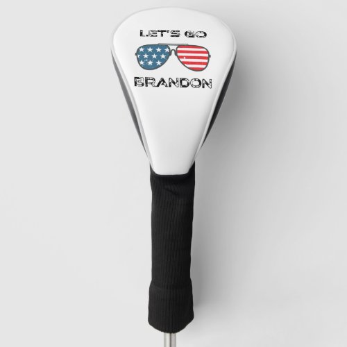 Lets Go Brandon Funny Biden Chant Flag Golf Head Cover