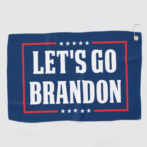 Lets Go Brandon funny Biden Pro trump 2024 Golf Towel