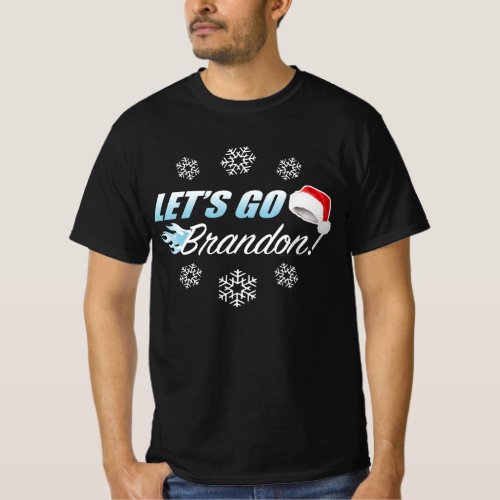 Lets Go Brandon Funny Christmas T_Shirt