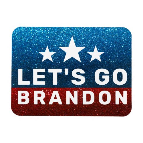 Lets Go Brandon Funny FJB Joe Biden MAGA Trump    Magnet