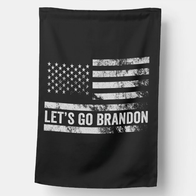 Let's go Brandon Funny Patriotic American Flag (Front)