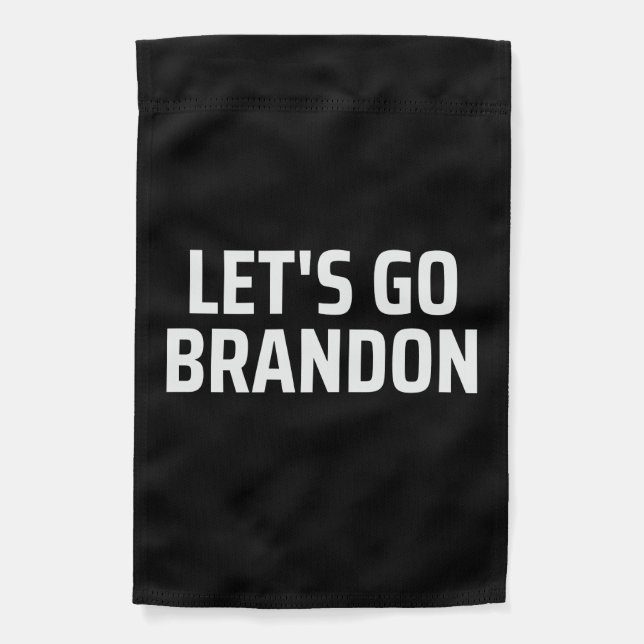 let's go brandon garden flag (Front)
