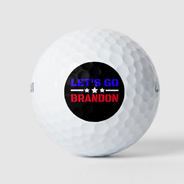 Let's Go Brandon   Golf Balls (Front)