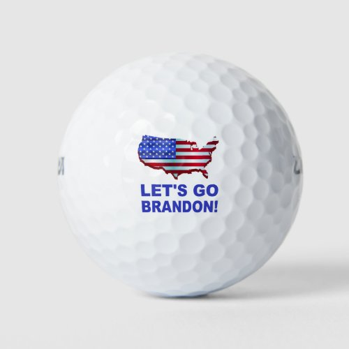 Lets Go Brandon Golf Balls