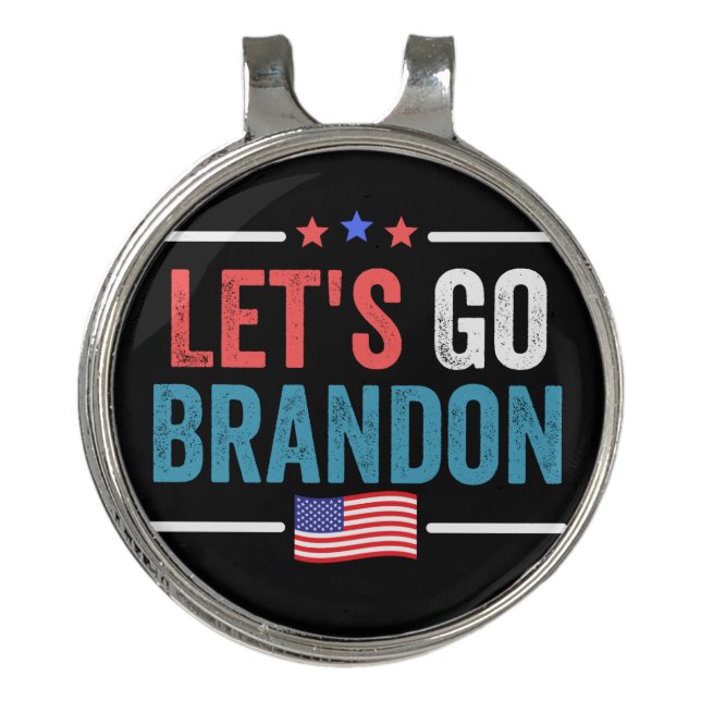 Let's Go Brandon Golf Hat Clip (Front)