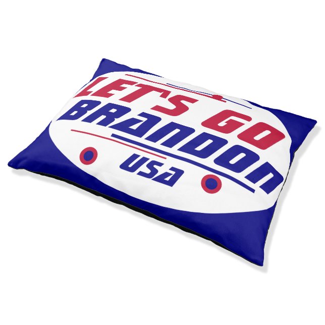 Let's Go Brandon Got Representation? Pet Bed (Angled)