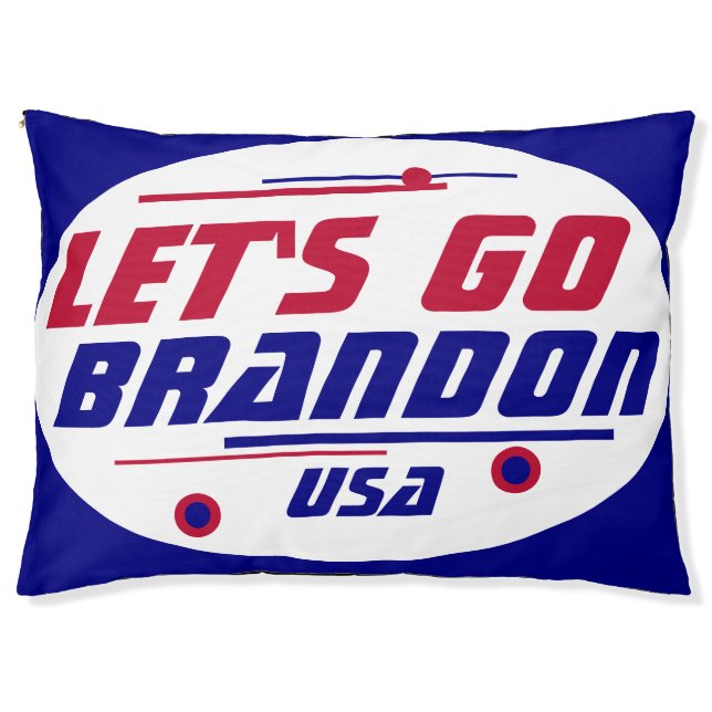 Let's Go Brandon Got Representation? Pet Bed (Front)