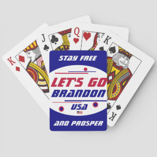 Let's Go Brandon Got Representation? Poker Cards
