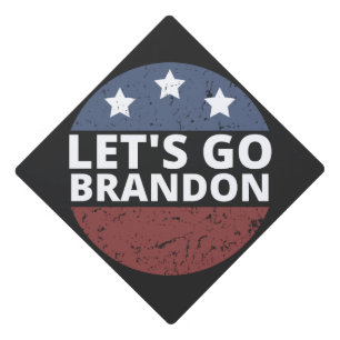 let's go brandon graduation cap topper