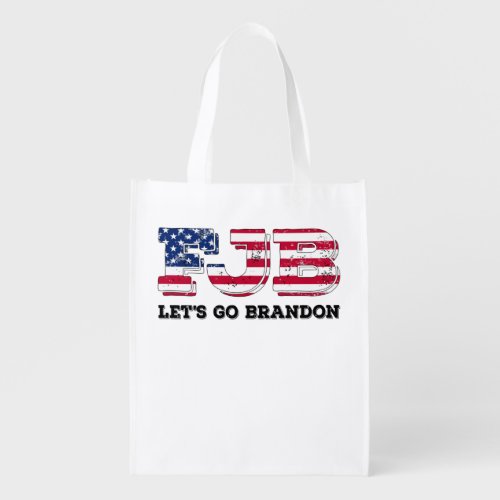 Lets Go Brandon Grocery Bag