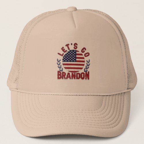 Lets Go Brandon Hat  Trucker Hat