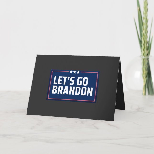 Let's Go Brandon Holiday Card (Front)