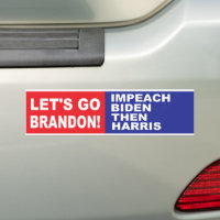  Let's Go Brandon Stars FJB Joe Biden Sticker Bumper