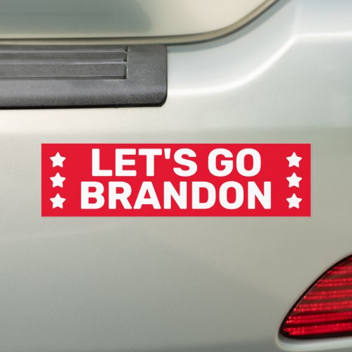 Lets Go Brandon IVR  Bumper Sticker