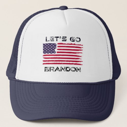 Lets Go Brandon Joe Biden Chant Trucker Hat