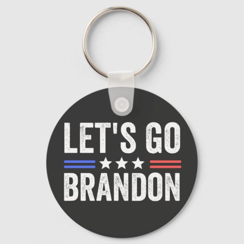 Lets Go Brandon Keychain