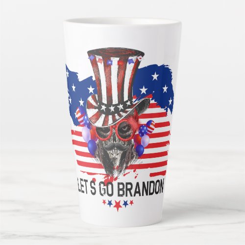 Lets Go Brandon Latte Mug